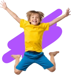 Kid jumping